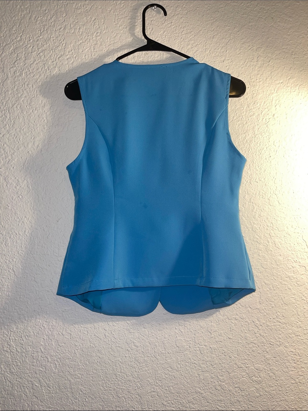 Milk & Honey Brand Women's Blue Sleeveless Blazer Vest Medium - Picture 6 of 7